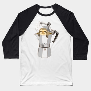 Slopresso Sloth Sloths Espresso Coffee Baseball T-Shirt